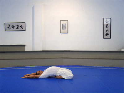 Supta Virasana, el guerrero tumbado
