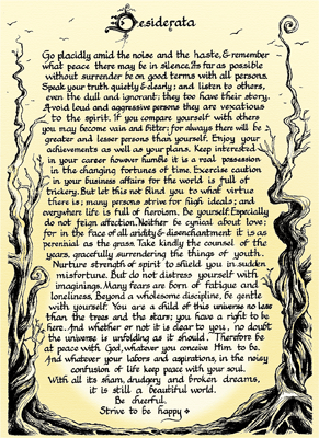 Desiderata