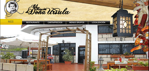 Link con la Web de Restaurante El Rinc�n de Do�a �rsula