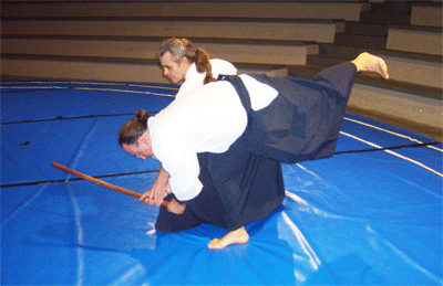 Aikido del Dojo Kuubukan: Tachi dori sobre la Técnica de Kotegaeshi desde Shomenuchi