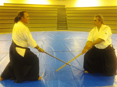 Aiki-Ken del Dojo Kuubukan: Variación avanzada sobre el Kumitachi nº 2