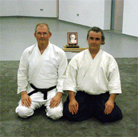 El Sensei Otto con Nuestro Sensei Ishana Pérez