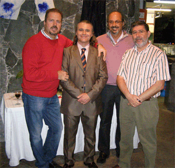 Ángel, Benjamín y Enrique, amigos personales de nuestro Sensei y colaboradores habituales del Dojo.