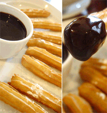 Churros con Chocolate