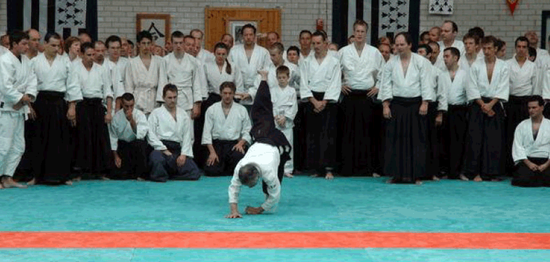 ¿Cómo era el aprendizaje de las caídas (ukemi) en el Aikikai?