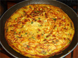 Tortilla con Pimientos