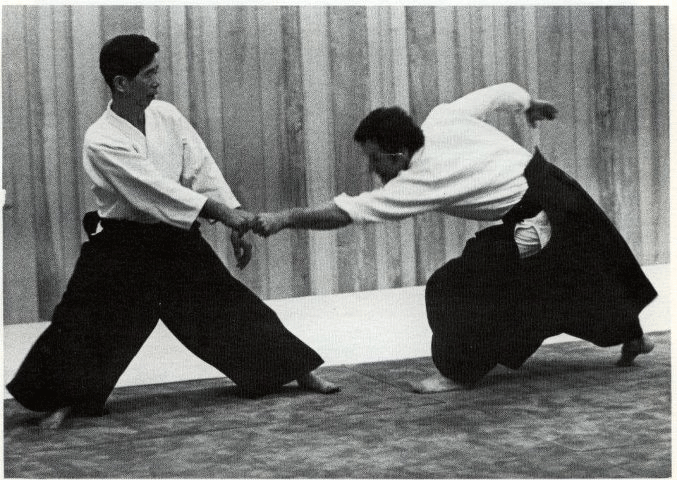 Yamaguchi Sensei, uke el Sensei Christian Tissier